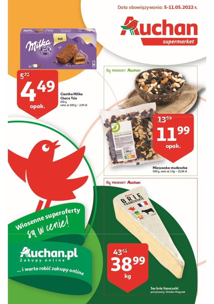 Gazetka Auchan - Wiosenne superoferty są w cenie Supermarkety