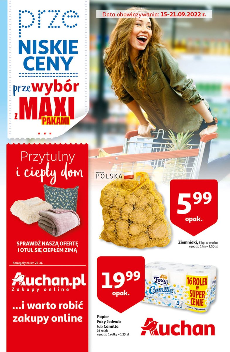 Gazetka Auchan - Gazetka przeNISKIE CENY – PrzeWybór z MAXI PAKAMI Hipermarkety