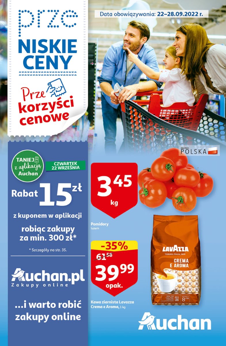 Gazetka Auchan - Gazetka przeNISKIE CENY – Przekorzyści cenowe Hipermarkety