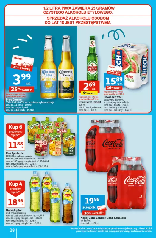Auchan - gazetka promocyjna Zawsze owocne ZAKUPY Hipermarket od czwartku 21.09 do środy 27.09 - strona 18
