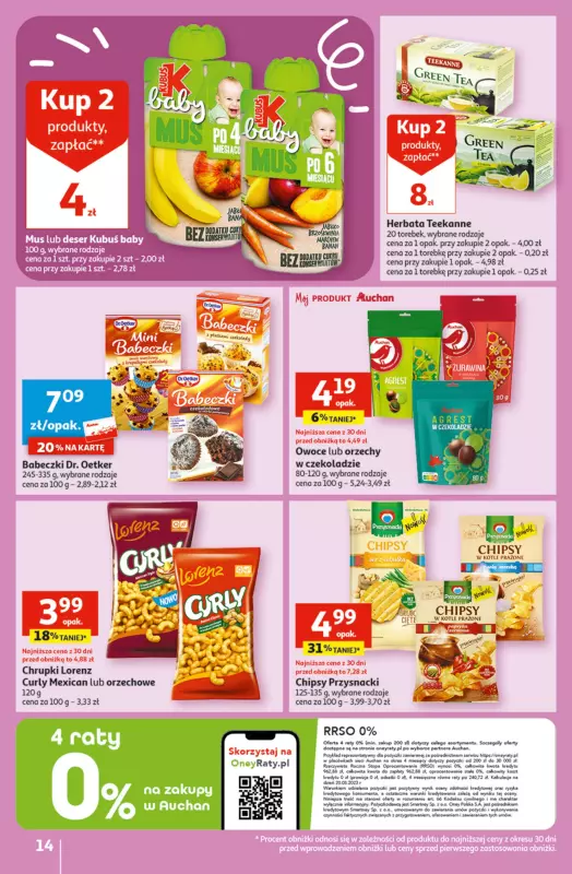 Auchan - gazetka promocyjna Zawsze owocne ZAKUPY Hipermarket od czwartku 21.09 do środy 27.09 - strona 14