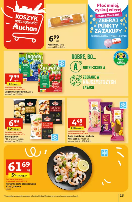 Auchan - gazetka promocyjna Zawsze owocne ZAKUPY Hipermarket od czwartku 21.09 do środy 27.09 - strona 13