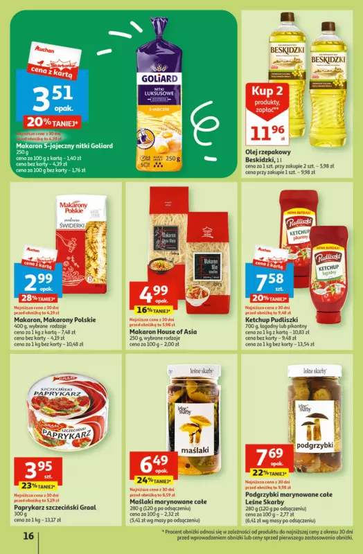 Auchan - gazetka promocyjna Zawsze owocne ZAKUPY Hipermarket od czwartku 21.09 do środy 27.09 - strona 16