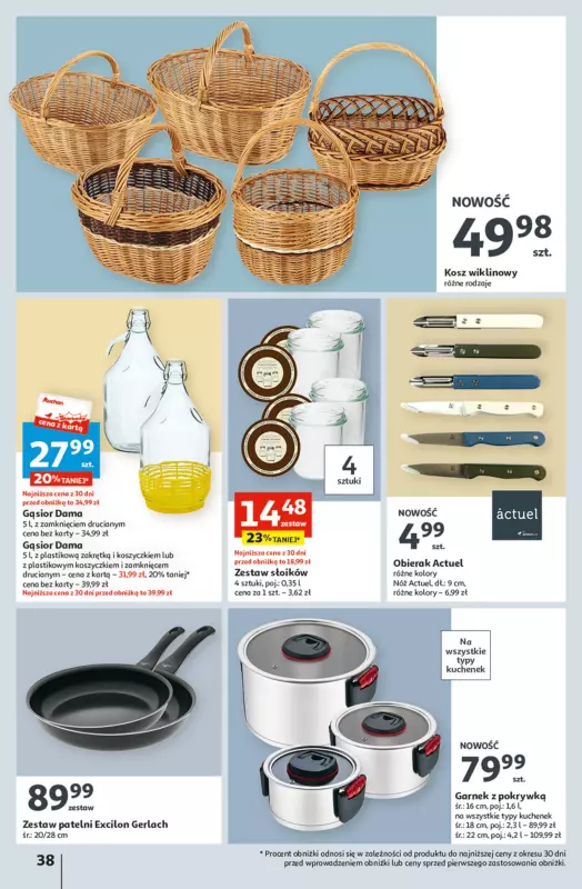 Auchan - gazetka promocyjna Zawsze owocne ZAKUPY Hipermarket od czwartku 21.09 do środy 27.09 - strona 38