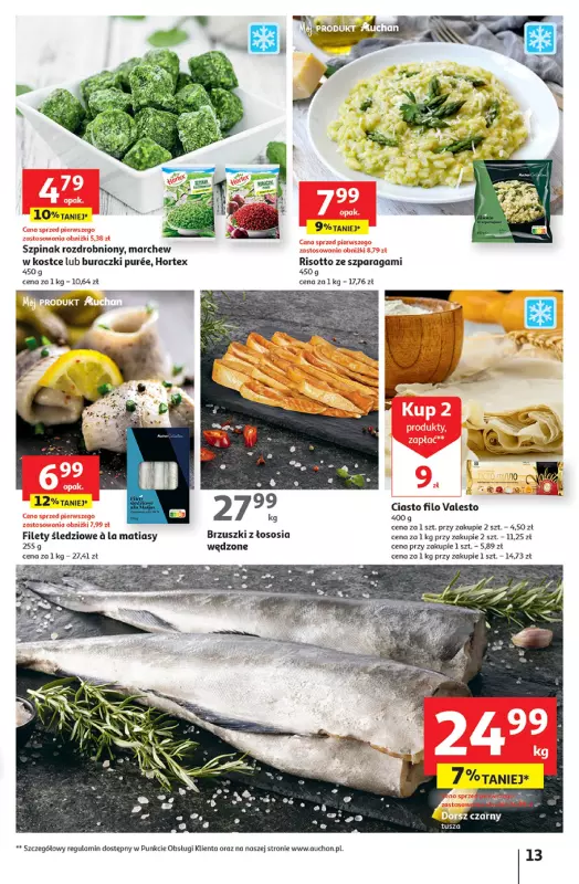 Auchan - gazetka promocyjna Zachwycające marki Auchan Hipermarket od czwartku 28.09 do środy 04.10 - strona 13
