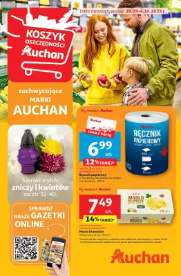 Gazetka promocyjna Auchan - ważna od 28 wrzesień 2023 do 4 październik 2023