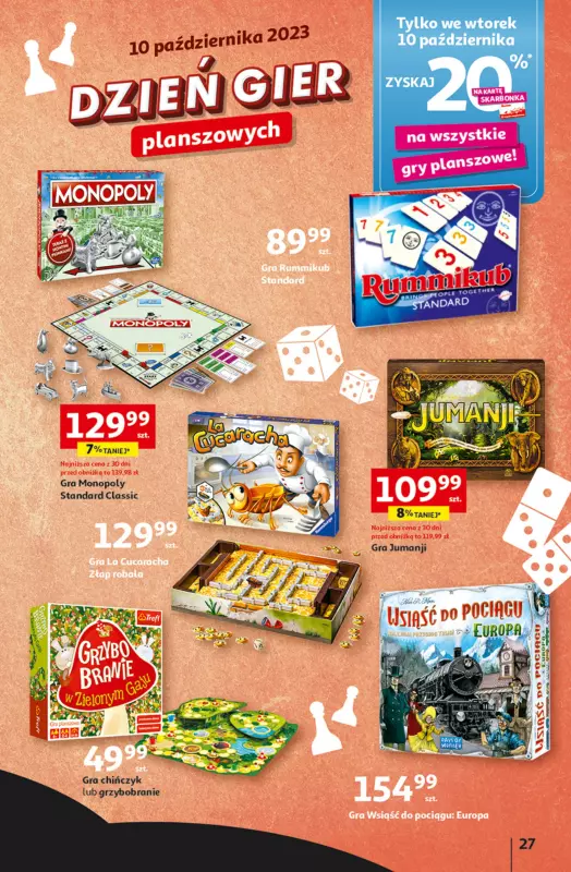 Auchan - gazetka promocyjna 25 DNI SUPERCEN Hipermarket Auchan od czwartku 05.10 do środy 11.10 - strona 27