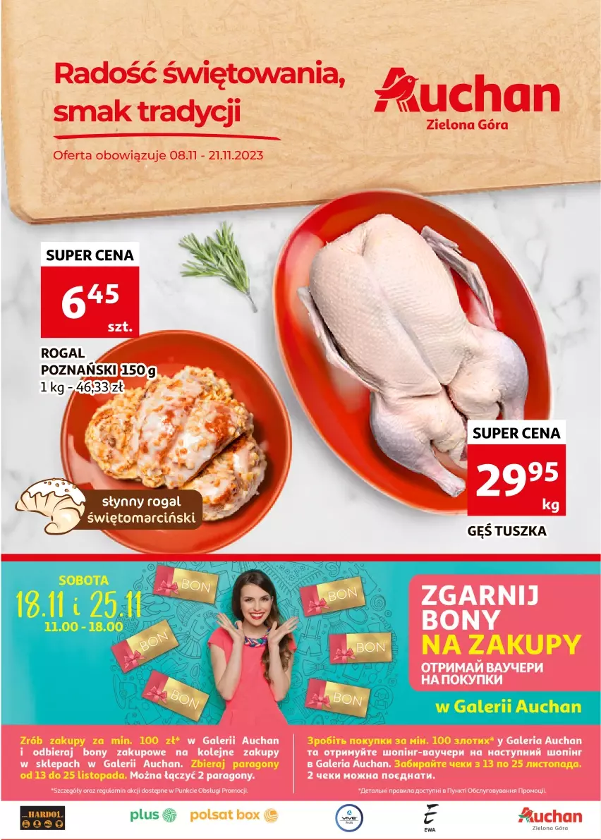 Auchan - gazetka promocyjna Gazetka Zielona Góra od środy 08.11 do wtorku 21.11
