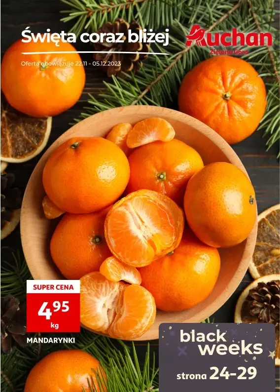 Auchan - gazetka promocyjna Gazetka Zielona Góra od środy 22.11 do wtorku 05.12