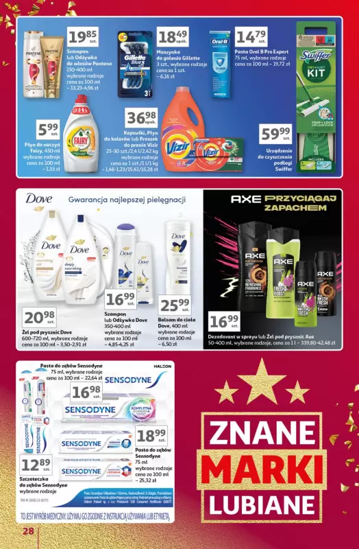 Auchan - gazetka promocyjna Znane Marki Lubiane Hipermarket od czwartku 30.11 do soboty 09.12 - strona 28
