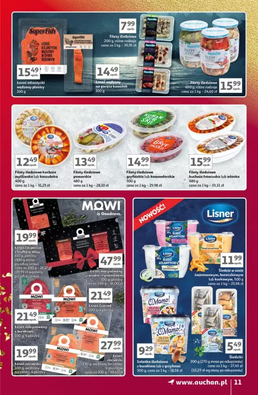 Auchan - gazetka promocyjna Znane Marki Lubiane Hipermarket od czwartku 30.11 do soboty 09.12 - strona 11