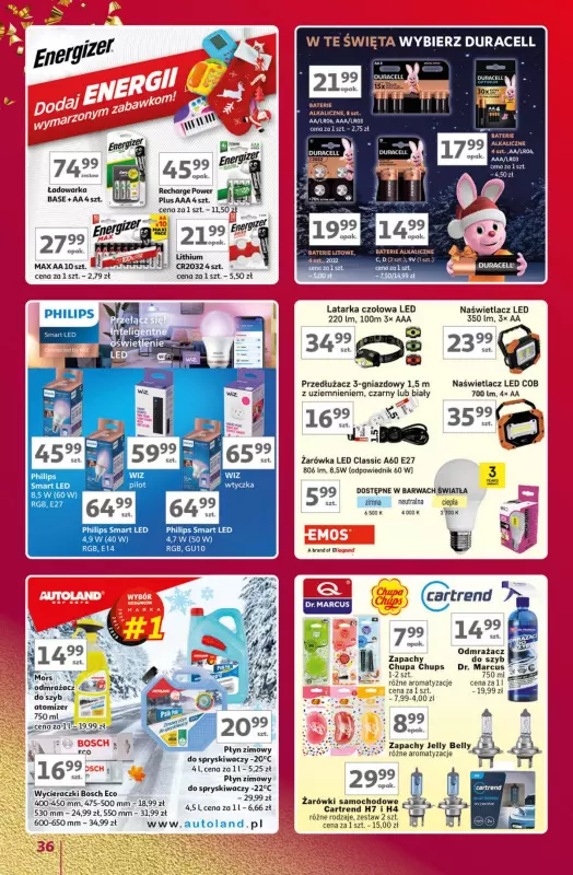 Auchan - gazetka promocyjna Znane Marki Lubiane Hipermarket od czwartku 30.11 do soboty 09.12 - strona 36