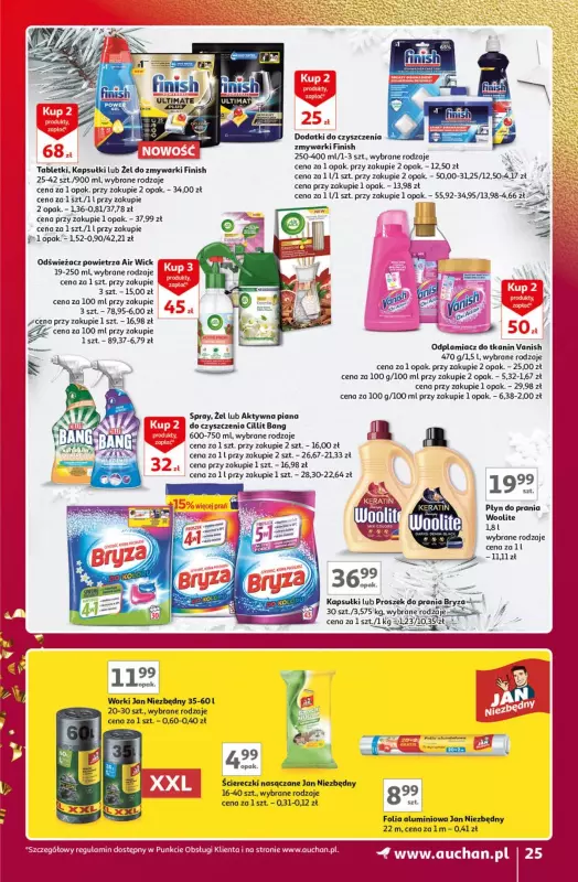 Auchan - gazetka promocyjna Znane Marki Lubiane Hipermarket od czwartku 30.11 do soboty 09.12 - strona 25