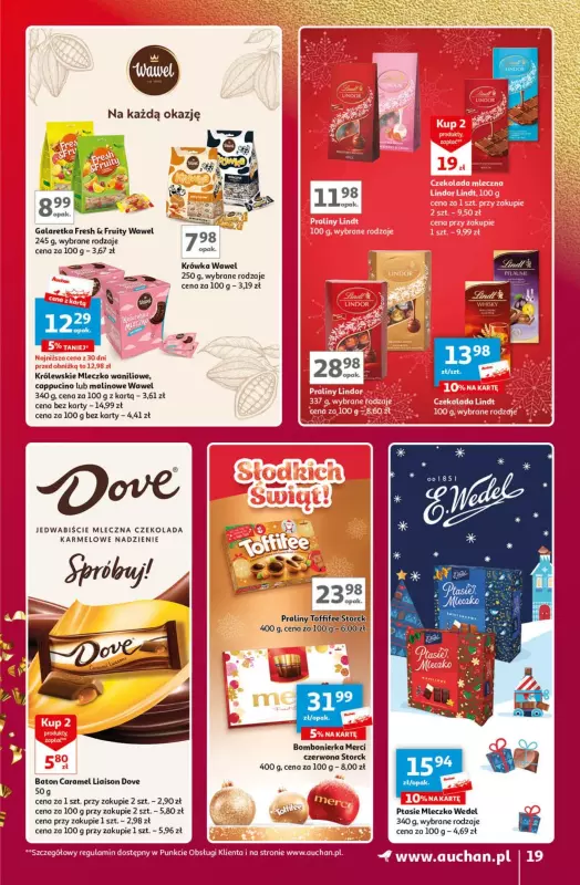 Auchan - gazetka promocyjna Znane Marki Lubiane Hipermarket od czwartku 30.11 do soboty 09.12 - strona 19