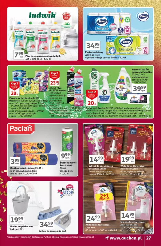 Auchan - gazetka promocyjna Znane Marki Lubiane Hipermarket od czwartku 30.11 do soboty 09.12 - strona 27