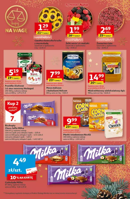 Auchan - gazetka promocyjna Magia Świąt Część 2 Hipermarket od czwartku 30.11 do środy 06.12 - strona 15