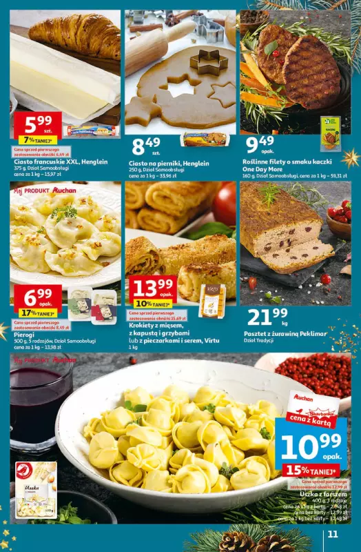 Auchan - gazetka promocyjna Magia Świąt Auchan Hipermarket od czwartku 07.12 do środy 13.12 - strona 11