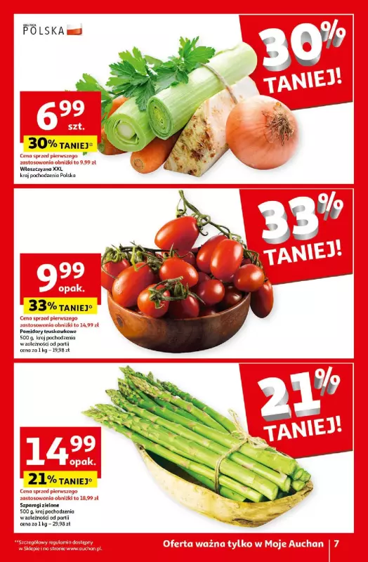 Auchan - gazetka promocyjna Wielkanoc z najlepszej cenie! Część 2. Moje Auchan od czwartku 21.03 do soboty 30.03 - strona 7