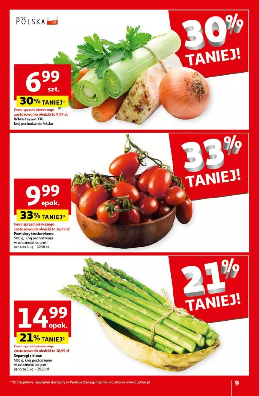Auchan - gazetka promocyjna Wielkanoc z najlepszej cenie! Część 2. Hipermarket od czwartku 21.03 do soboty 30.03 - strona 9