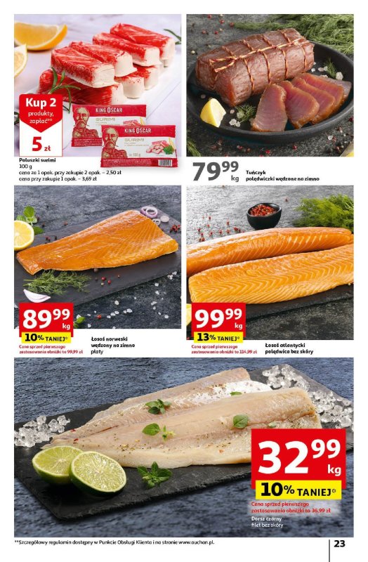 Auchan - gazetka promocyjna Wielkanoc z najlepszej cenie! Część 2. Hipermarket od czwartku 21.03 do soboty 30.03 - strona 23