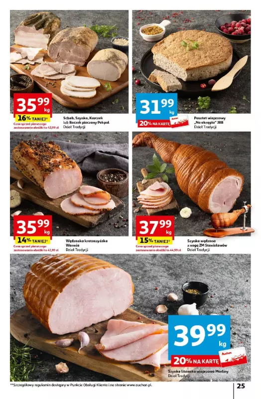 Auchan - gazetka promocyjna Wielkanoc z najlepszej cenie! Część 2. Hipermarket od czwartku 21.03 do soboty 30.03 - strona 25