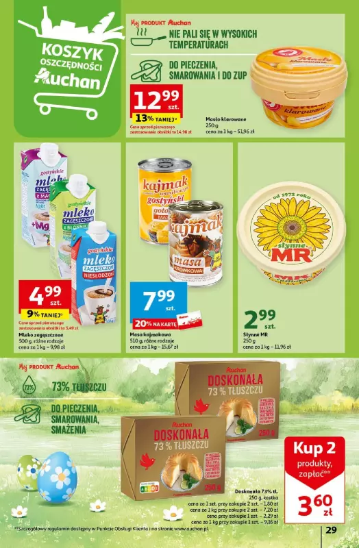 Auchan - gazetka promocyjna Wielkanoc z najlepszej cenie! Część 2. Hipermarket od czwartku 21.03 do soboty 30.03 - strona 29