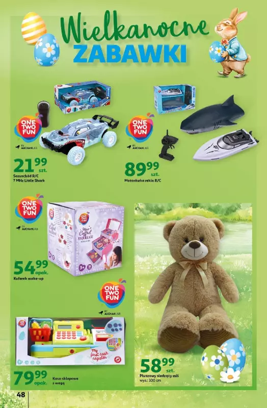 Auchan - gazetka promocyjna Wielkanoc z najlepszej cenie! Część 2. Hipermarket od czwartku 21.03 do soboty 30.03 - strona 48