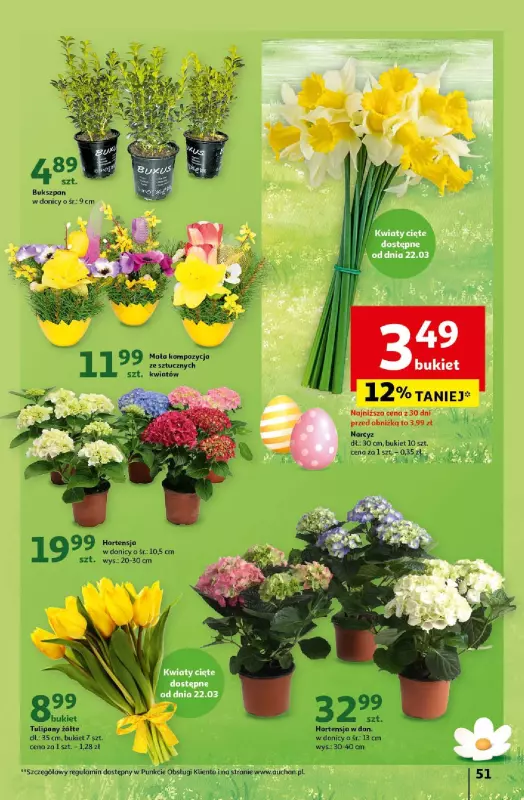 Auchan - gazetka promocyjna Wielkanoc z najlepszej cenie! Część 2. Hipermarket od czwartku 21.03 do soboty 30.03 - strona 51