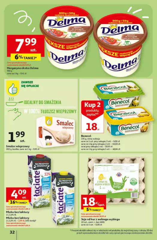 Auchan - gazetka promocyjna Gazetka Koszyk Oszczędności Hipermarket od czwartku 04.04 do środy 10.04 - strona 32