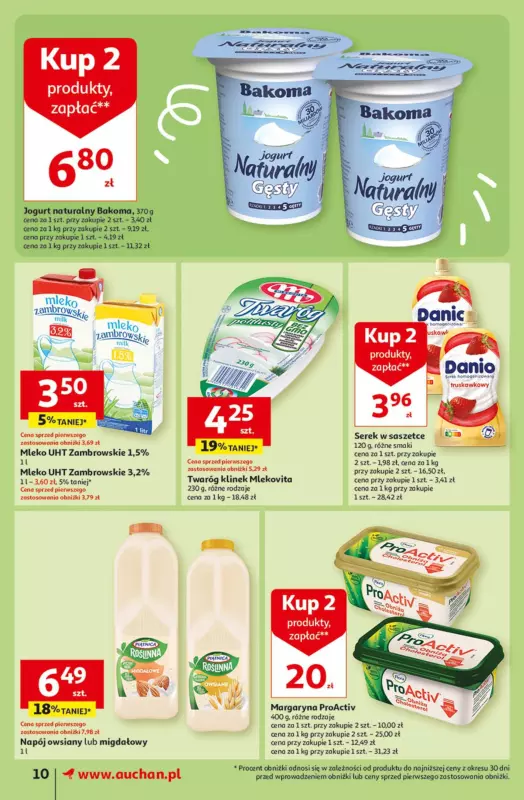 Auchan - gazetka promocyjna Oferty tygodnia! Suprmarket od czwartku 11.04 do środy 17.04 - strona 10