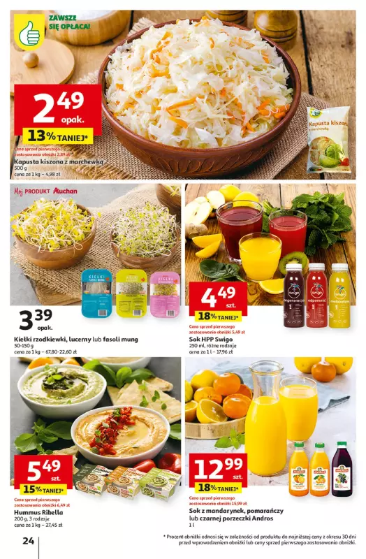 Auchan - gazetka promocyjna Aktywność na świeżym powietrzu! Hipermarket od czwartku 11.04 do środy 17.04 - strona 24