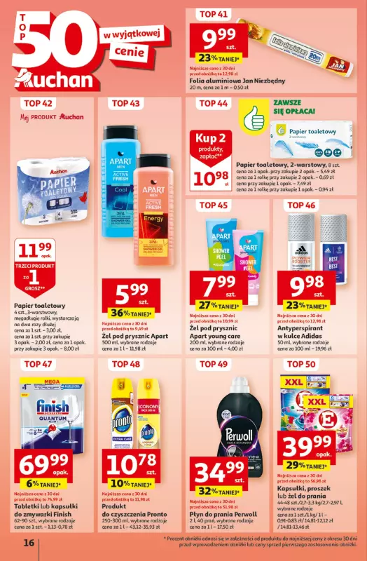 Auchan - gazetka promocyjna Aktywność na świeżym powietrzu! Hipermarket od czwartku 11.04 do środy 17.04 - strona 16