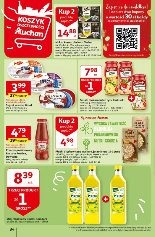 Auchan - gazetka promocyjna Aktywność na świeżym powietrzu! Hipermarket od czwartku 11.04 do środy 17.04 - strona 34