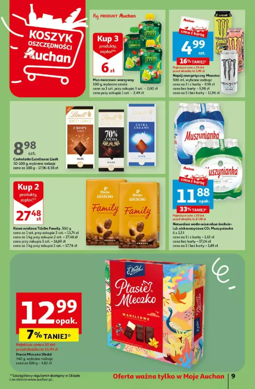 Auchan - gazetka promocyjna Oferty tygodnia! Moje Auchan od czwartku 18.04 do środy 24.04 - strona 9