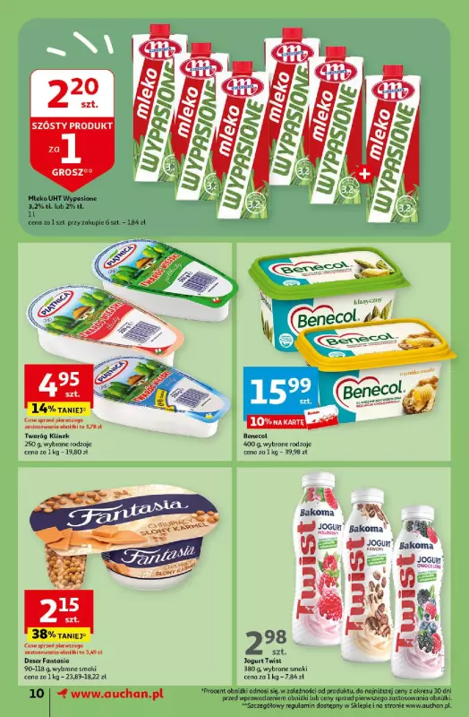 Auchan - gazetka promocyjna Oferty tygodnia! Supermarket od czwartku 18.04 do środy 24.04 - strona 10