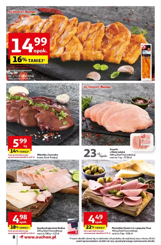 Auchan - gazetka promocyjna Oferty tygodnia! Supermarket od czwartku 18.04 do środy 24.04 - strona 8