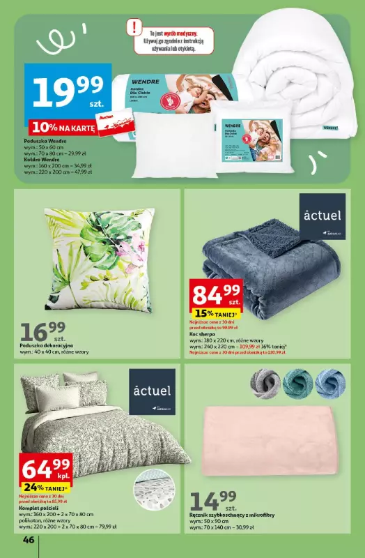 Auchan - gazetka promocyjna Mamy wiosnę Ale jazda! Hipermarket od czwartku 18.04 do środy 24.04 - strona 46