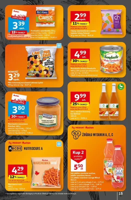 Auchan - gazetka promocyjna Mamy wiosnę Ale jazda! Hipermarket od czwartku 18.04 do środy 24.04 - strona 15