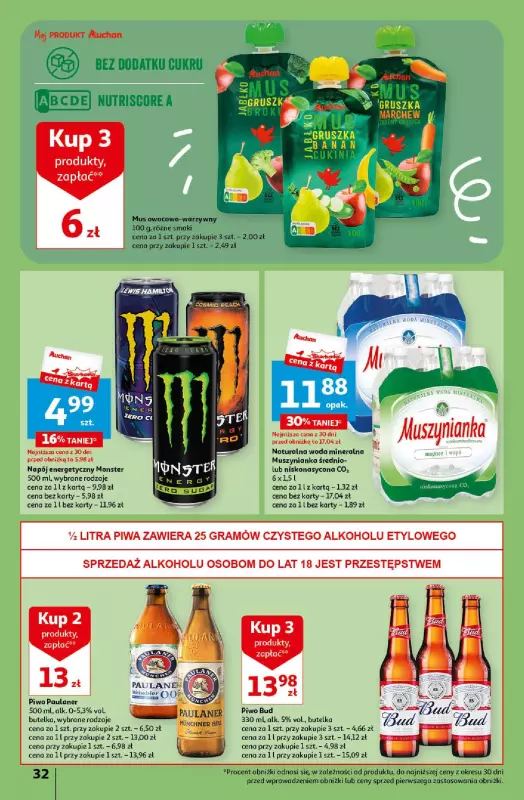 Auchan - gazetka promocyjna Mamy wiosnę Ale jazda! Hipermarket od czwartku 18.04 do środy 24.04 - strona 32