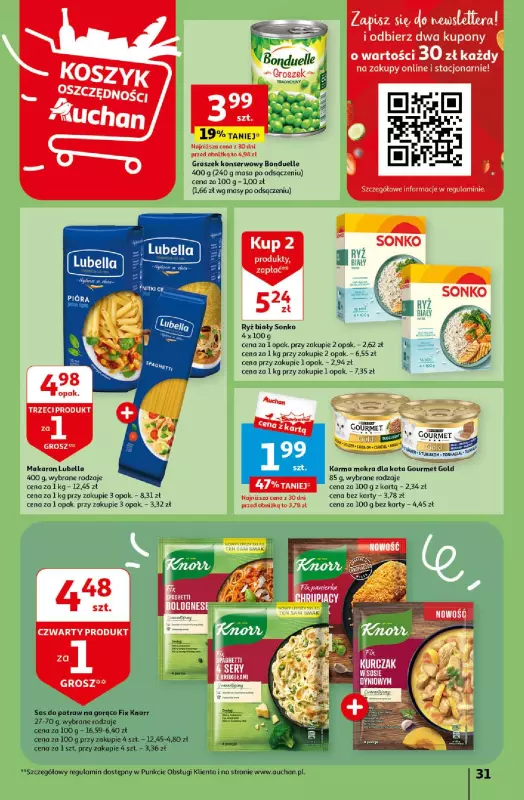 Auchan - gazetka promocyjna Mamy wiosnę Ale jazda! Hipermarket od czwartku 18.04 do środy 24.04 - strona 31