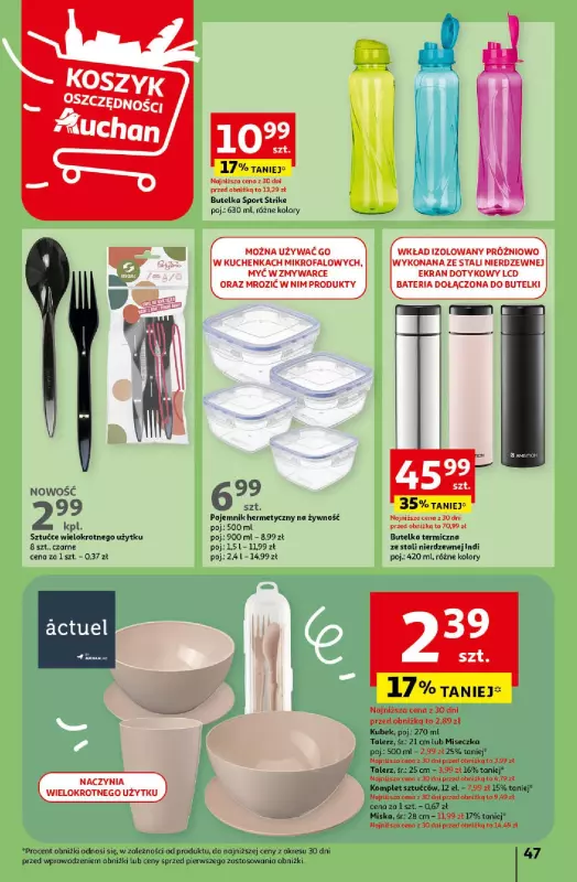 Auchan - gazetka promocyjna Mamy wiosnę Ale jazda! Hipermarket od czwartku 18.04 do środy 24.04 - strona 47