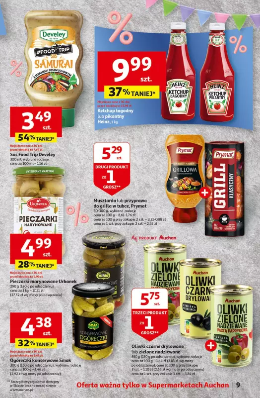 Auchan - gazetka promocyjna Jeszcze taniej na urodziny Supermarket od czwartku 25.04 do wtorku 30.04 - strona 9