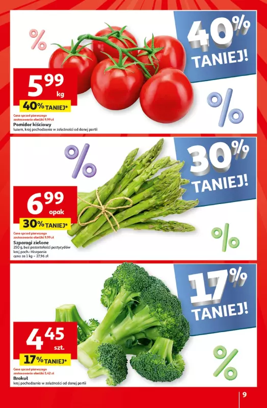 Auchan - gazetka promocyjna Jeszcze taniej na urodziny Hipermarket od czwartku 25.04 do wtorku 30.04 - strona 9