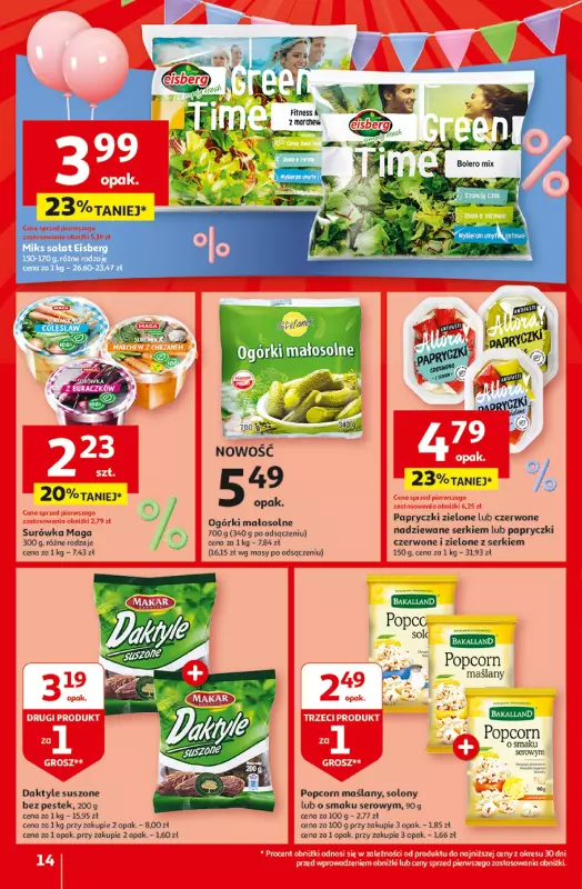 Auchan - gazetka promocyjna Jeszcze taniej na urodziny Hipermarket od czwartku 25.04 do wtorku 30.04 - strona 14