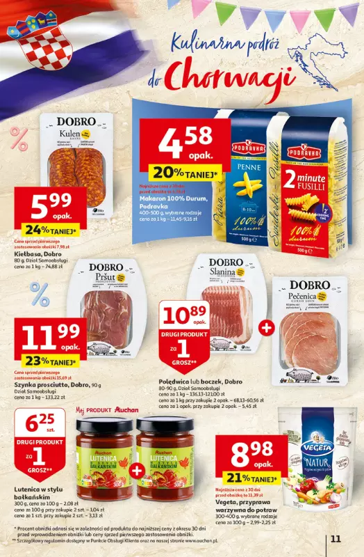 Auchan - gazetka promocyjna Jeszcze taniej na urodziny Hipermarket od czwartku 25.04 do wtorku 30.04 - strona 11