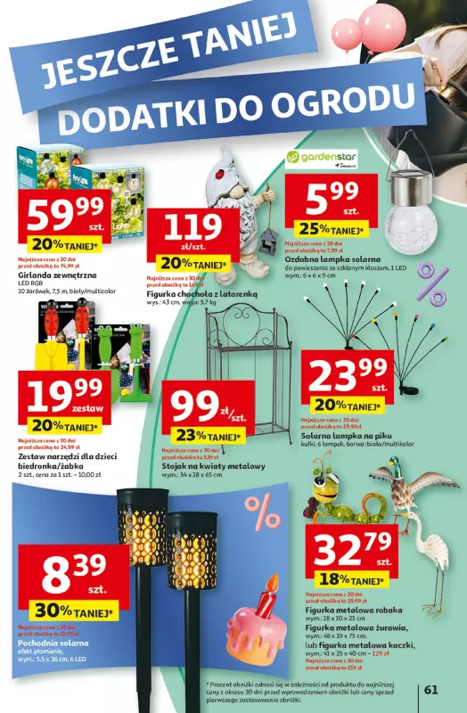 Auchan - gazetka promocyjna Jeszcze taniej na urodziny Hipermarket od czwartku 25.04 do wtorku 30.04 - strona 61