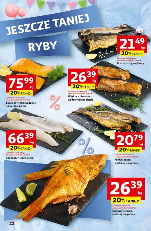 Auchan - gazetka promocyjna Jeszcze taniej na urodziny Hipermarket od czwartku 25.04 do wtorku 30.04 - strona 22
