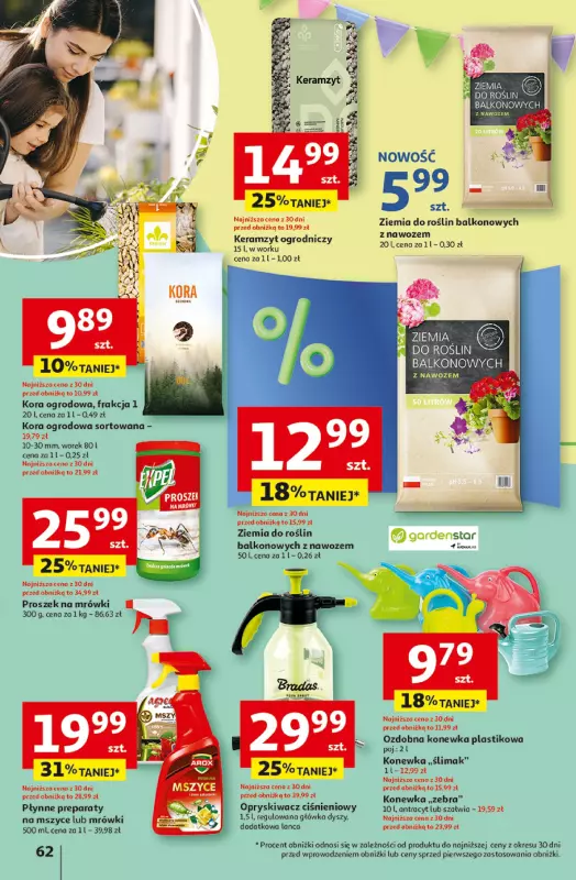 Auchan - gazetka promocyjna Jeszcze taniej na urodziny Hipermarket od czwartku 25.04 do wtorku 30.04 - strona 62