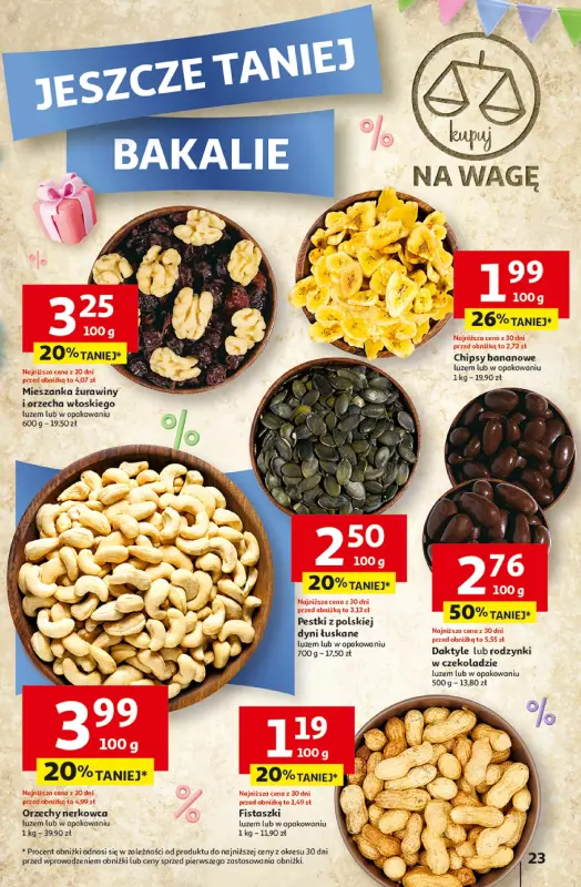 Auchan - gazetka promocyjna Jeszcze taniej na urodziny Hipermarket od czwartku 25.04 do wtorku 30.04 - strona 23