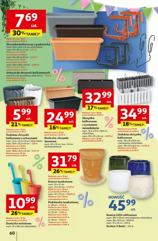 Auchan - gazetka promocyjna Jeszcze taniej na urodziny Hipermarket od czwartku 25.04 do wtorku 30.04 - strona 60